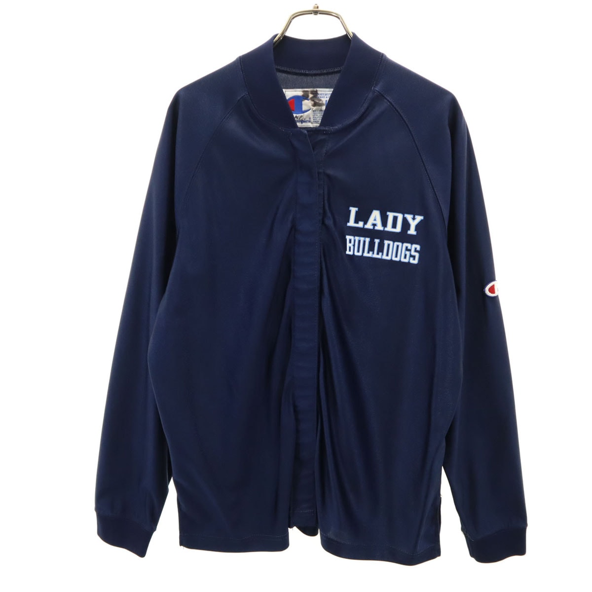 ALTUS LADY BULLDOGS ハイスクール スポーツ ジャケット L ネイビー ブルゾン レディース 古着 4,500円