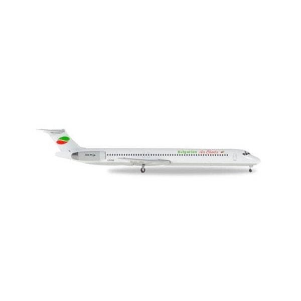 Herpa 530392Bulgarian Air Charter McDonnell Douglas MD 82LZ Lds Miniature Vehicle 並行輸入品