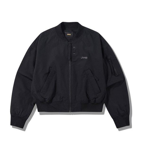 男女共用スナップ航空ジャンパー JQ1JPU290BK