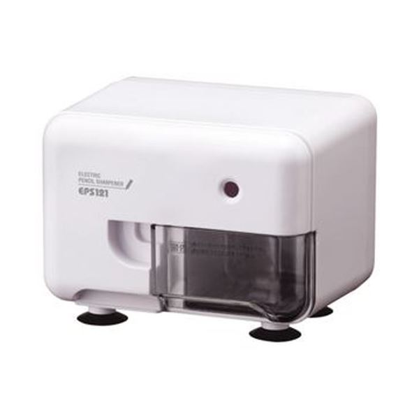 （まとめ）アスカ 電動シャープナー ヨコ型ホワイト EPS121W 1台(×3セット)
