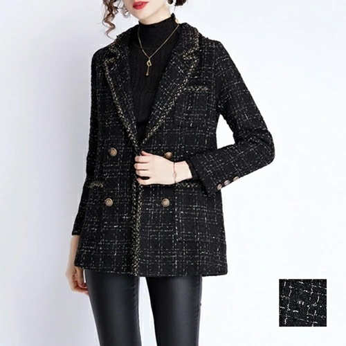 アウター ジャケット 韓国 ファッション レディース 秋 冬 ブライダル お呼ばれ コーデ 成人式 二次会 同窓会 20代 30代 40代 50代 2025大きいサイズ ツイード風 テーラード シ
