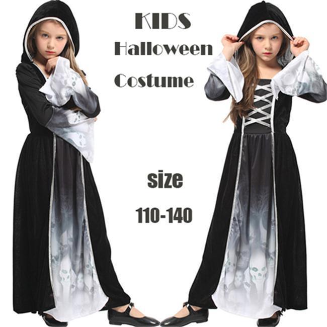 【 最安挑戦】ハロウィン 衣装 子供用 パーティ 幽霊 女子 キッズ衣装 学園祭 文化祭 コスプレ 変装 仮装 ハロウィーン かわいい 演出服 文化祭