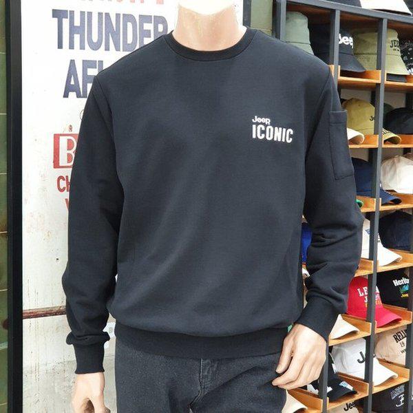 JO3TSU832 アイコニック 맨투맨 2023年ブラックTシャツ_SC