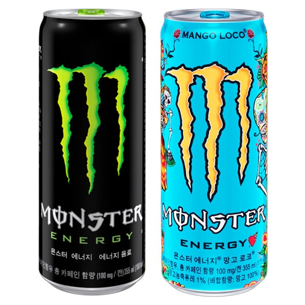 モンスターエナジー355mlグリーンx6缶+マンゴーロコx6缶