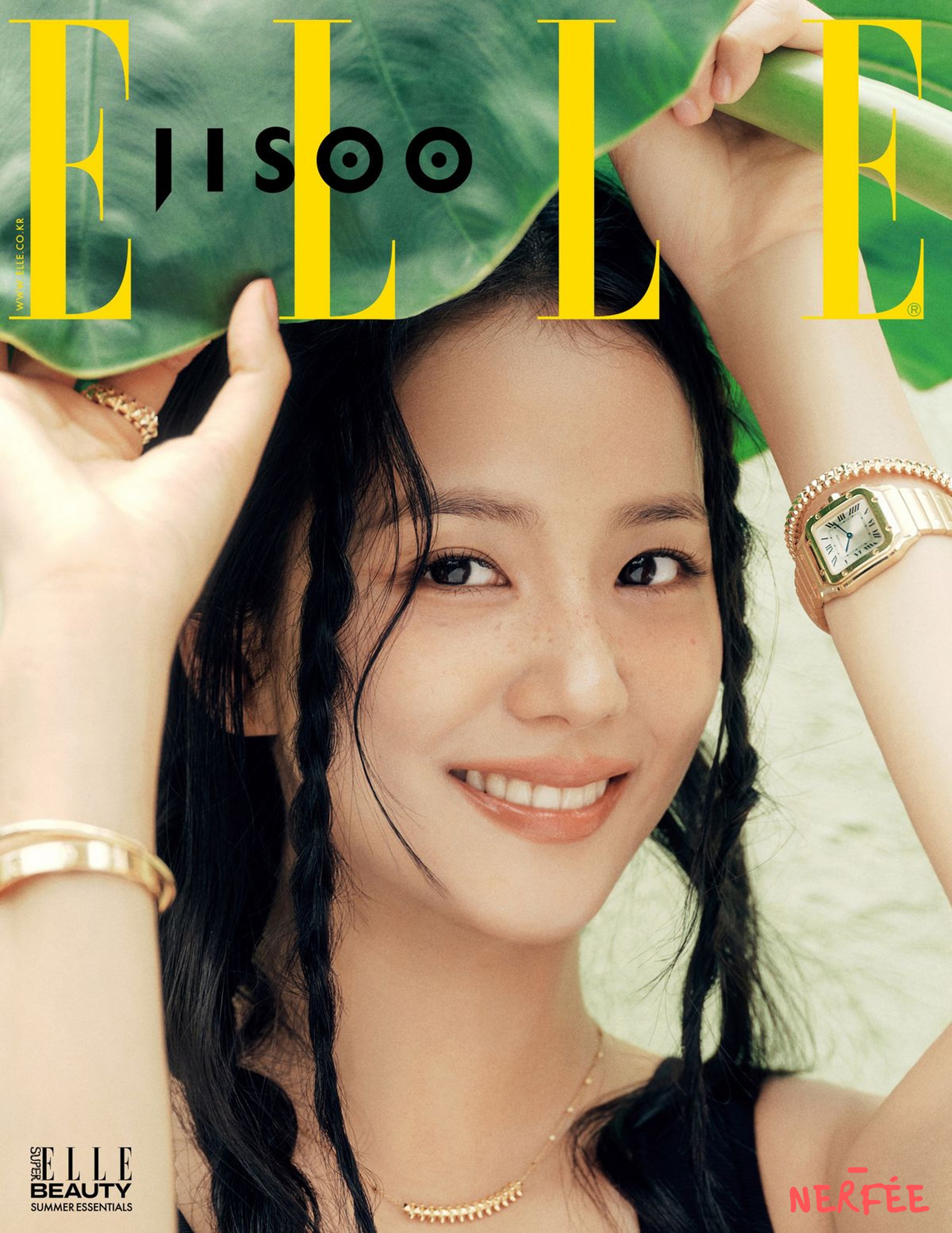 Qoo10] ELLE [JISOO] 2025年7月号 BLA : KPOP