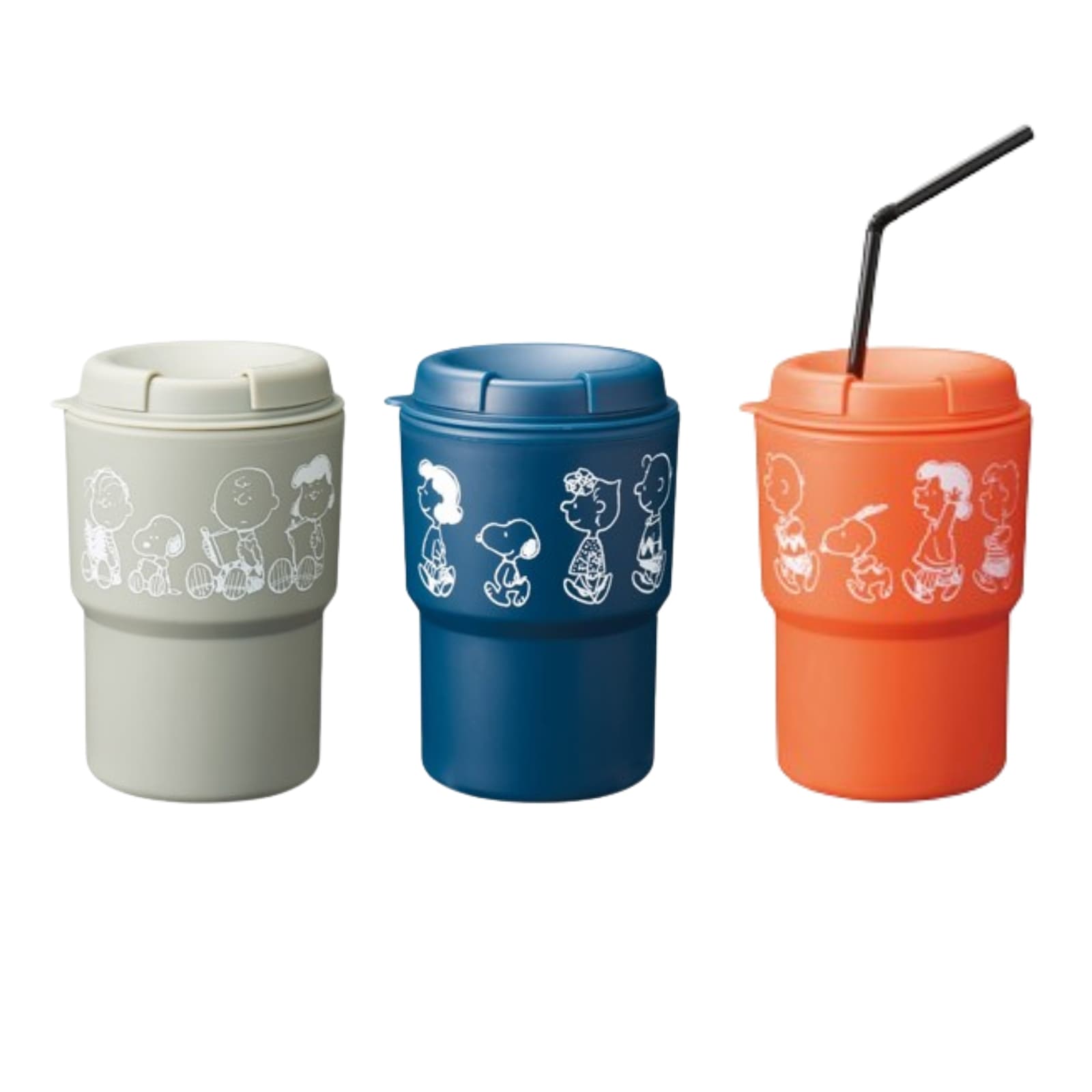 【24個】スヌーピー 二重構造タンブラー 320ml ストロー＆直飲み 2WAY PEANUTS 化粧箱入り ギフト オフィス 家庭用