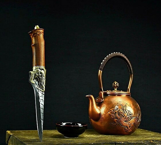 【キャンプナイフ】 包丁 菜刀 大きい 本場 刀工 中華料理 中国料理 家庭用 家庭 家 キャンプ ナイフ 肉 魚 野菜 果物 フルーツ 骨 細工 豚骨 砕き 叩き 屋台 料理人 硬い プロ 3