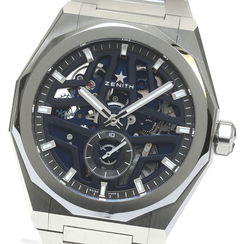 ゼニス ZENITH 03.9300.3620/79.I001 デファイ スカイライン スケルトン 自動巻き メンズ 美品 箱・保証書付き_861438【中古】