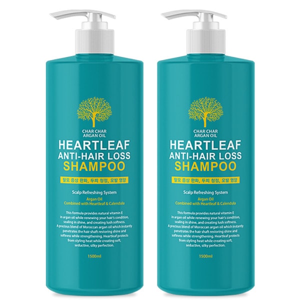 アルガンオイル ドクダミ抜け毛シャンプー 大容量1500ml 2本