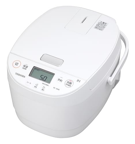 TOSHIBA(東芝) 炊飯器 5.5合 RC-10HR(W) ホワイト IH rice cooke