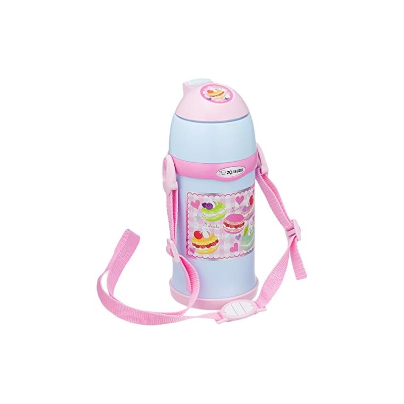 【即納】象印マホービン(ZOJIRUSHI) 水筒 ステンレス クール キッズ スポーツ ボトル 2 WAY ストロー & コップ タイプ 600ml アクアブルー SC-ZT60-AZ