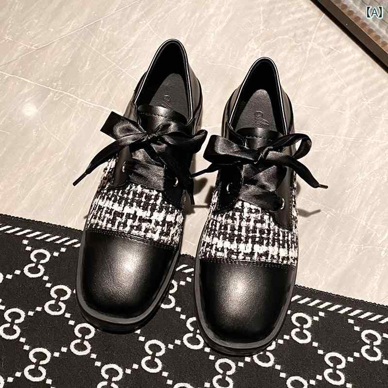 レディース シューズ 英国 小さい 革靴 春秋冬 裏起毛 シングル シューズ 和風 ローファー 厚底 大きいサイズ 41から 43