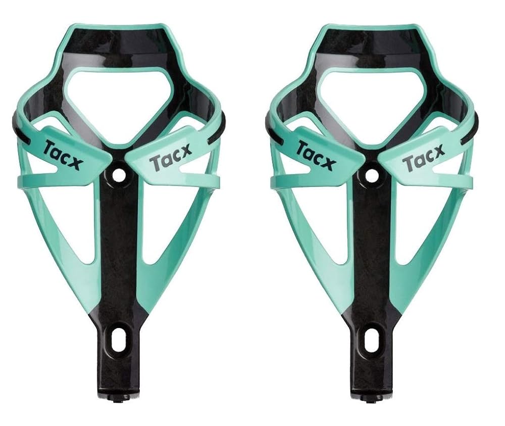 2個セット Tacx（タックス） ディーバ ボトルケージ Deva Bottle Cage (チェレステ(ビアンキグリーン)) [並行輸入品]