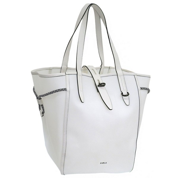 フルラ バッグ レディース トートバッグ アウトレット ネット Lサイズ ホワイト TOTE L BZO5FUABX091901B00 FURLA A4対応
