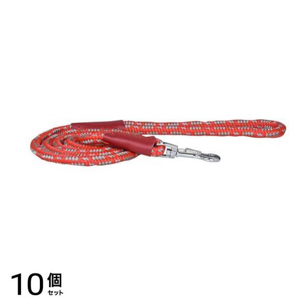 ペティオ NEWネオンリード φ10mm 小型犬用 レッド 120cm (W57205) 10個セット
