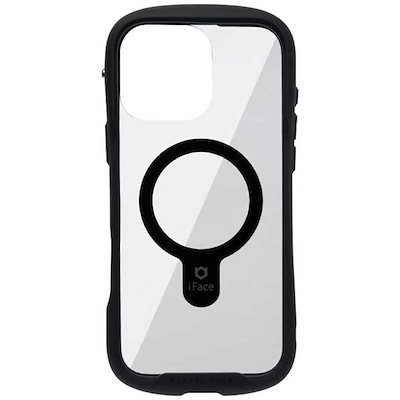 他サイト： HAMEE　iPhone 16 Pro Max(6.9インチ) iFace Reflection MagSynq 強化ガラスクリアケース iFace ブラック　41-980163の商品画像