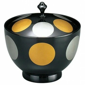 福井クラフト　TA御所車椀（蓋親）黒日月 31000550 4,288円