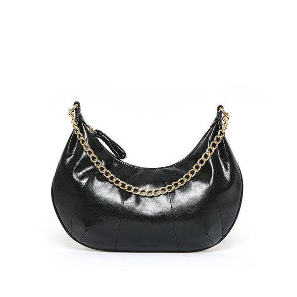 [シークレット特価] 女性チェーンクロワッサンバッグ EXEFHB006BK