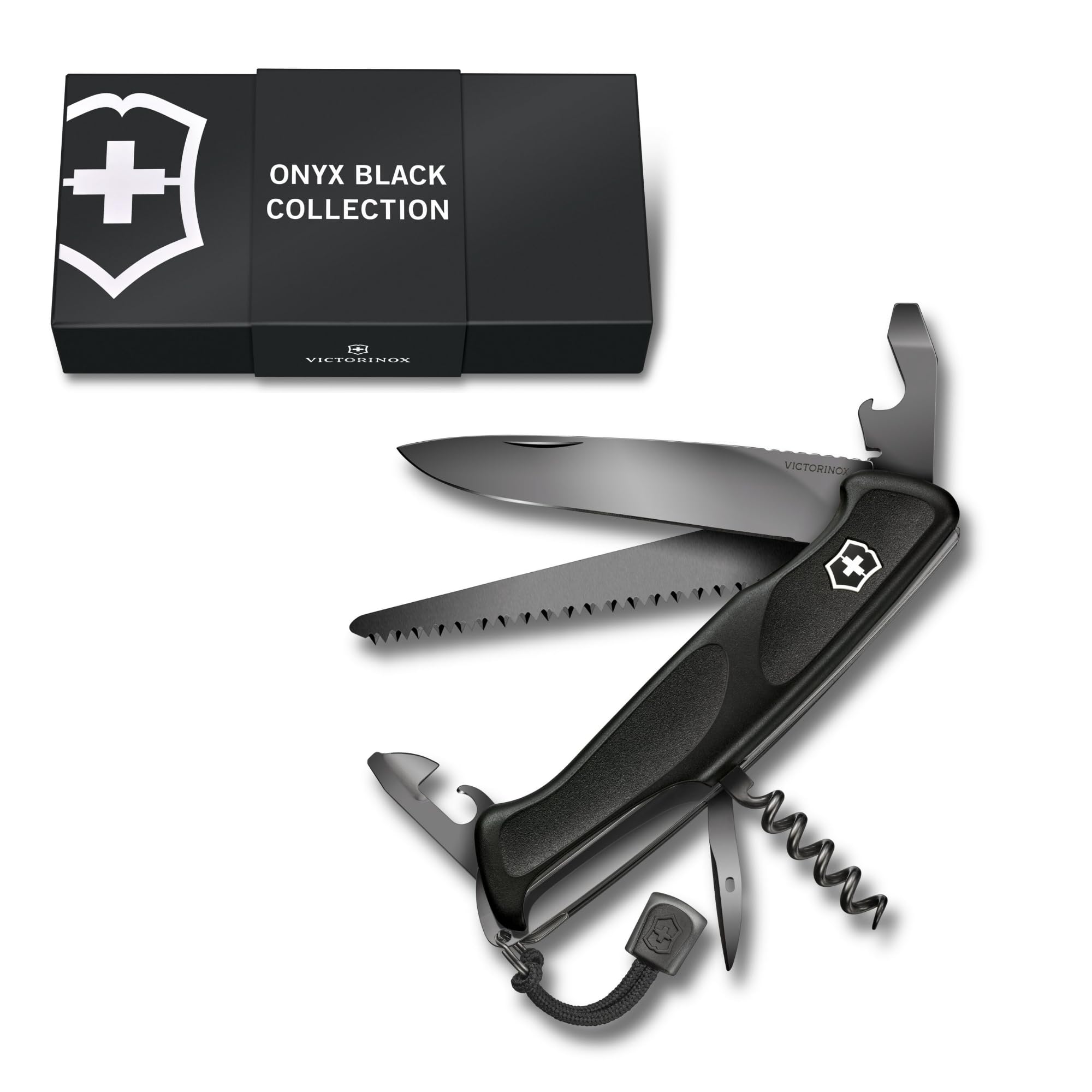 VICTORINOX(ビクトリノックス) オニキスブラックコレクション スイス・アーミーナイフ 多機能 ナイフ 防災グッズ アウトドア プレゼント ギフト 十徳ナイフ スイス製マルチツール コンパクト