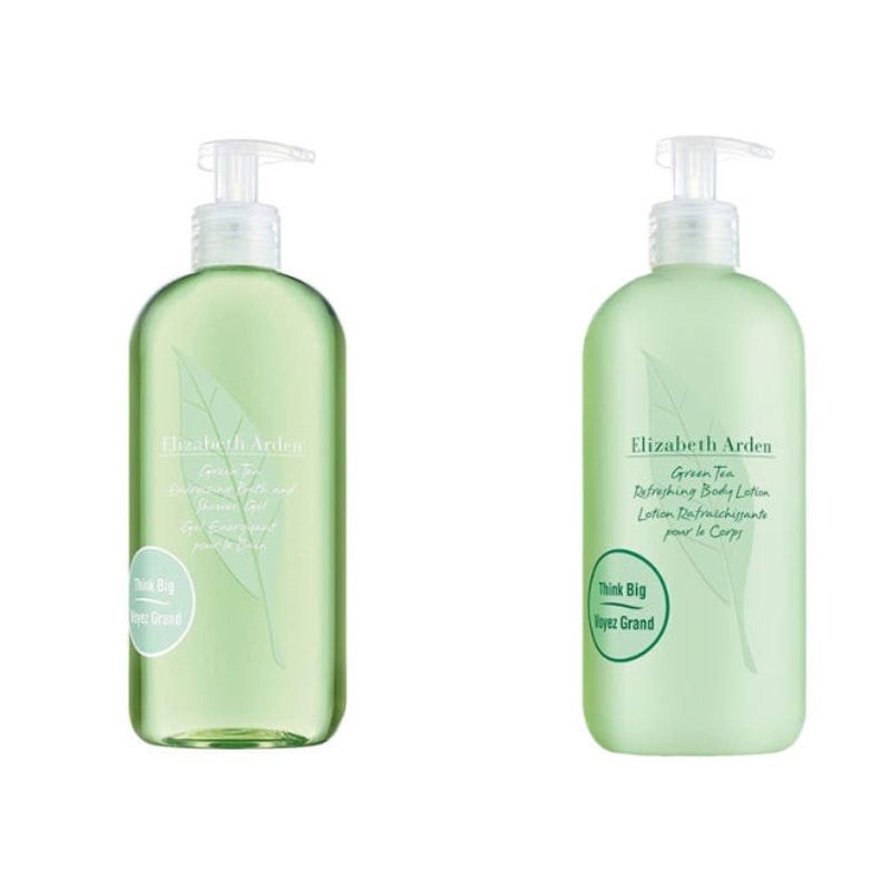 グリーンティーリフレッシュボディローション500ml+シャワージェル500ml