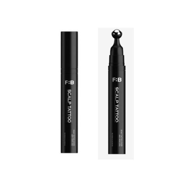 【４個入り！】F:B SCALP TATTOO ヘアタトゥー　頭皮タトゥー Qoo10] FORBEAUT 頭皮タトゥー 15g ブラック