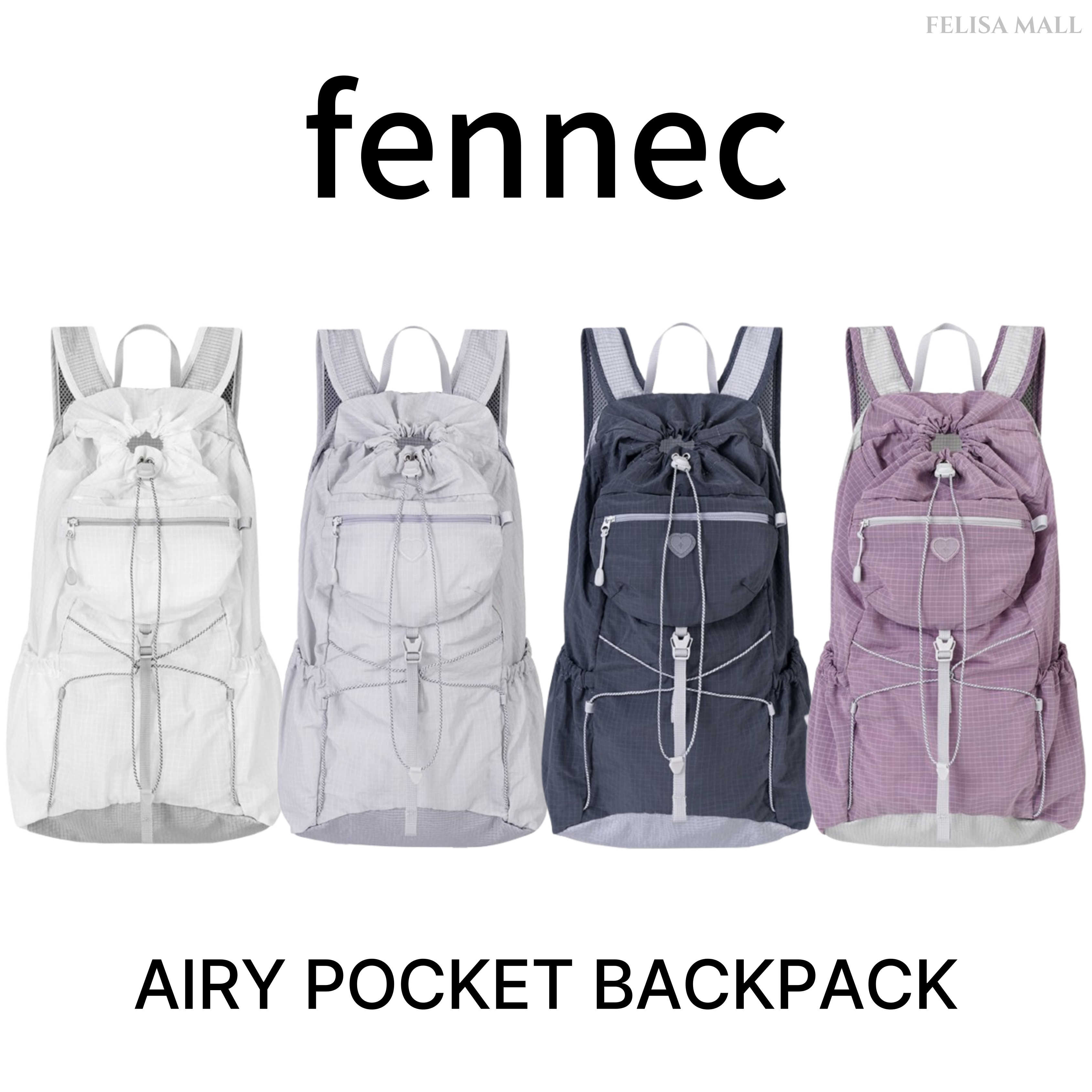 [fennec] AIRY POCKET BACKPACKE バックパック 韓国人気