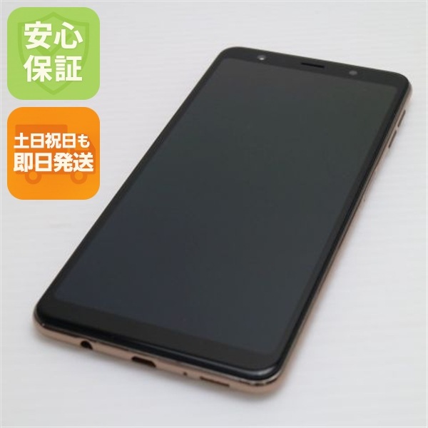 超美品 SIMフリー Galaxy A7 ゴールド スマホ 137