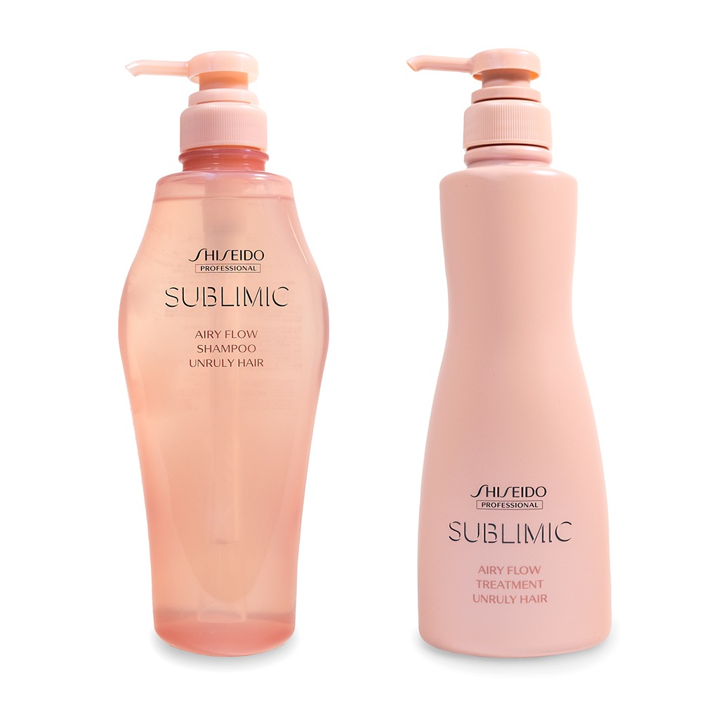 SUBLIMIC サブリミック エアリーフロー シャンプー & トリートメント (a) UNRULY HAIR 500ml & 500g