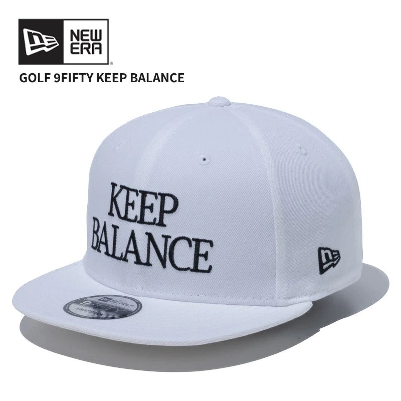 ニューエラ NEW ERA 9FIFTY Keep Balance ホワイト ゴルフ キャップ 帽子