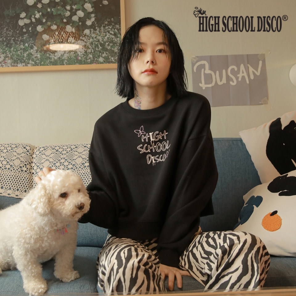 HIGHSCHOOLDISCO 公式 メルティングバタフライパーカー スウェットトレーナー韓国正規品