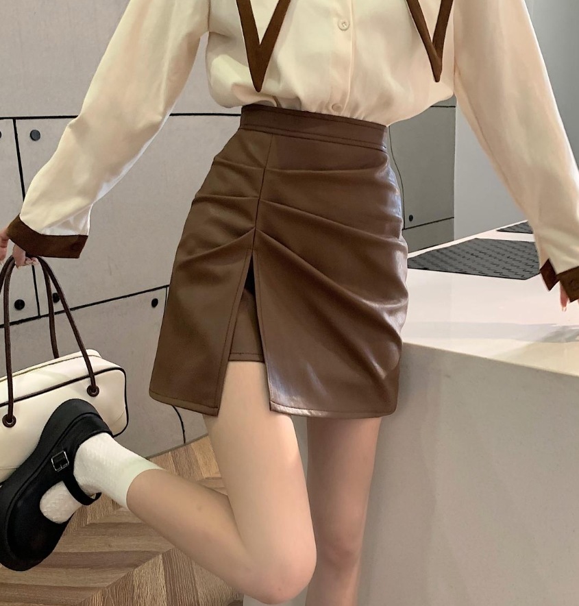 スカート デート モテアイテム タイトスカート ミニ丈 スリット レザー 可愛い きれいめ 上品 おしゃれ かっこいい 可愛い ラブリー キュート ガーリー クール モード系 セクシー 6,036円