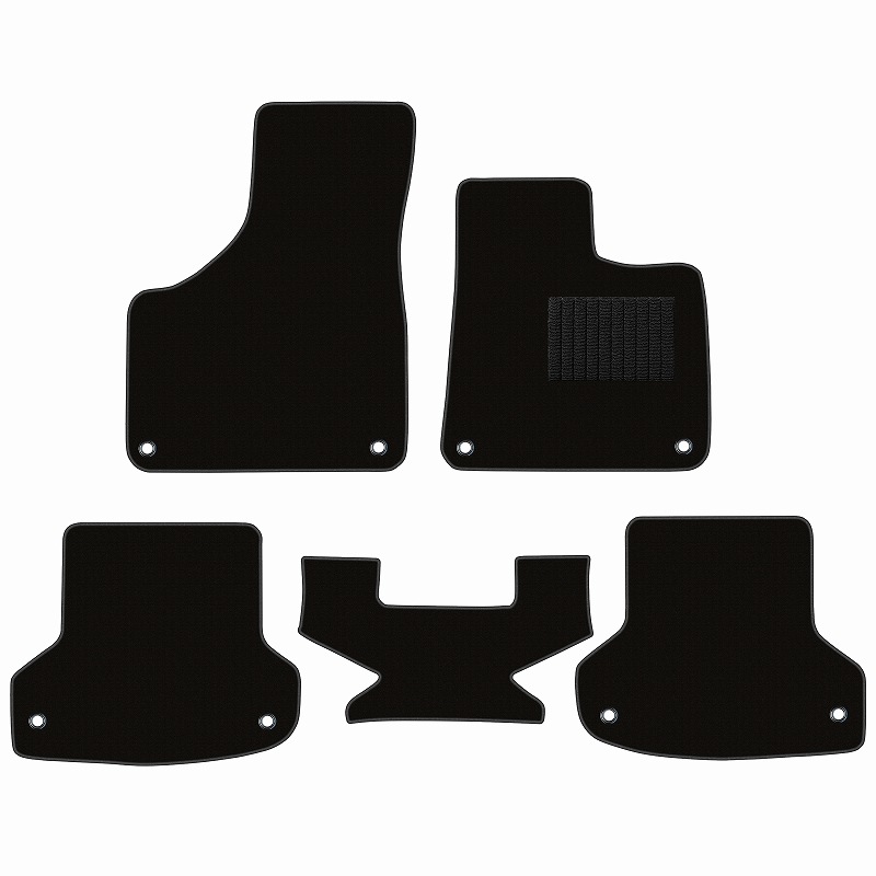 アウディ A3(A5) 8PC系 フロアマット [16色から選択]