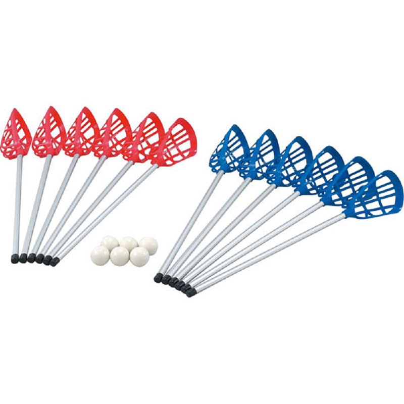 (代引き・個人宅・北海道・沖縄への配送不可)SUNLUCKY(サンラッキー) ソフトラクロス競技セット ニュースポーツ 施設備品 その他施設備品 SLRFG3