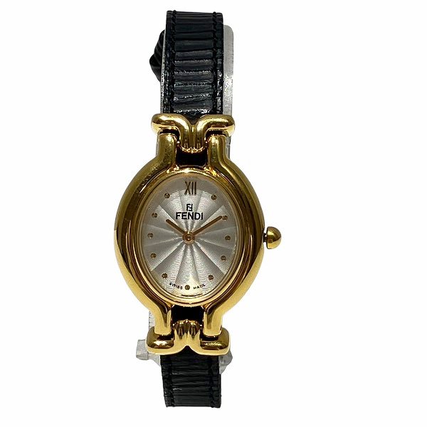 フェンディ FENDI チェンジベルト 640L クォーツ 腕時計 レディース 【中古】