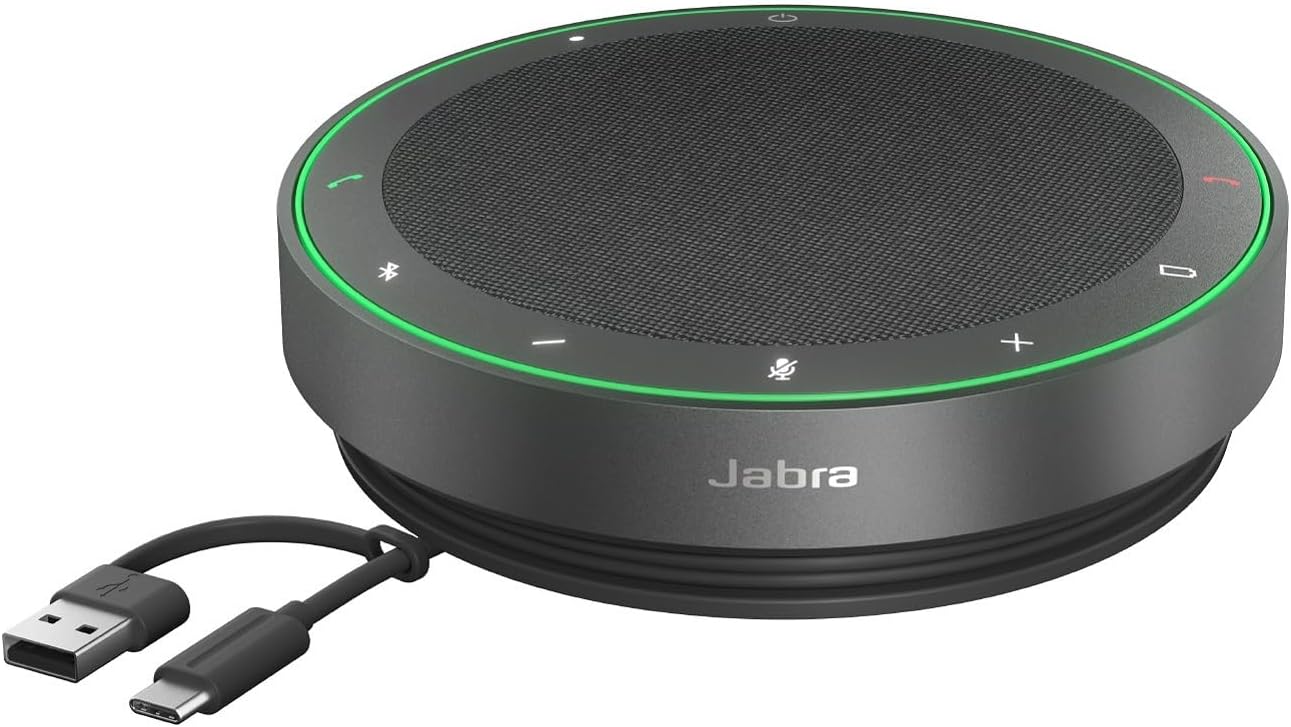 Jabra Speak2 75 [国内正規品] 会議用マイクスピーカー 最上位モデル 最新ノイズキャンセリング機能 有線/無線接続 MS Teams/Zoom 最先端ビームフォーミングマイク スーパー