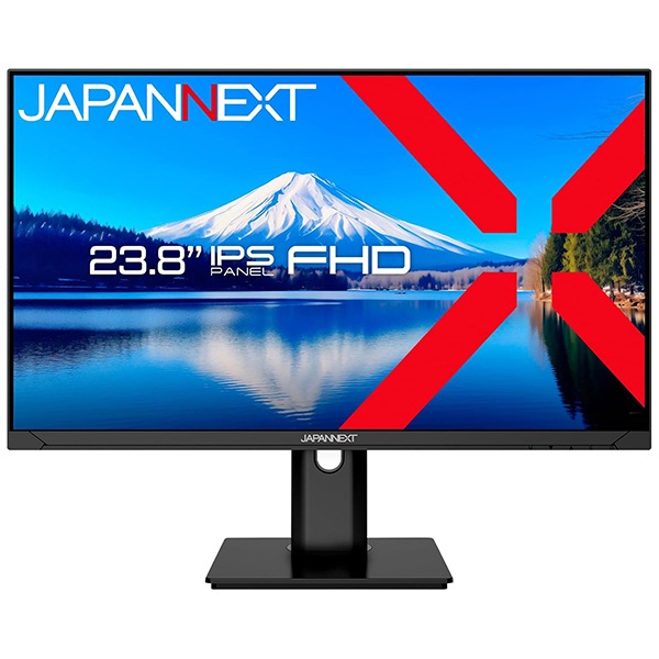 JAPANNEXT 液晶ディスプレイ 23.8型/1920×1080/HDMI×1VGA×1/ブラック/スピーカー有/1年保証