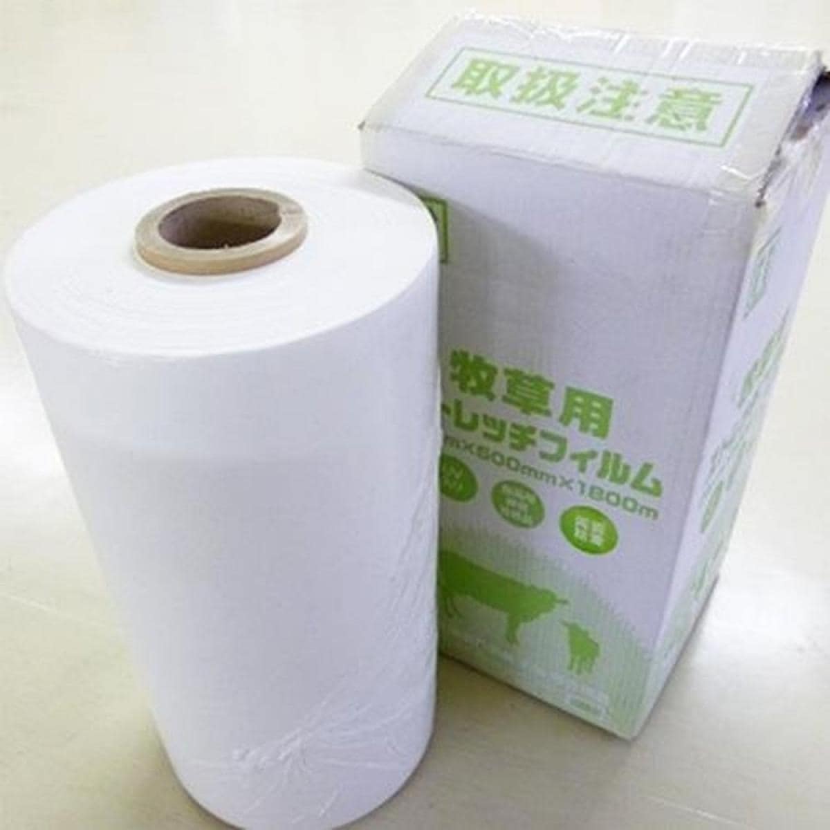 【送料無料】 SHINSEI 牧草用ストレッチフィルム （サイレージフィルム） 白 50cmx1800m巻 20μ　個数１個 シンセイ