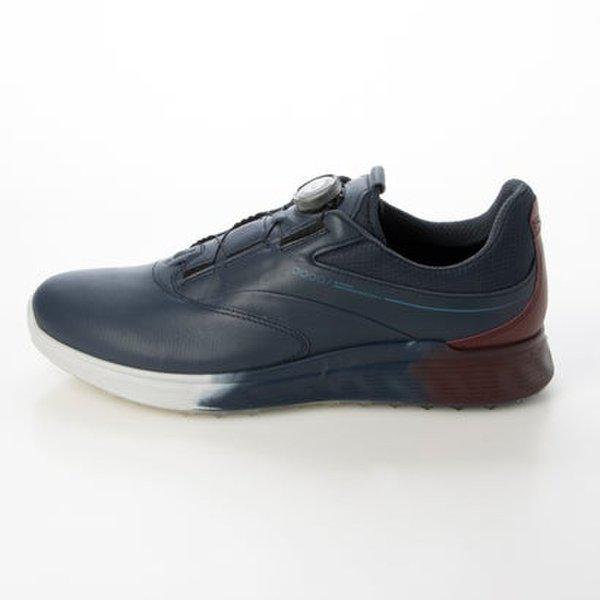 ゴルフシューズ 2023 防水ゴアテックス ボア ネイビー スパイクレス ゴルフシューズ 1029 TA2508529