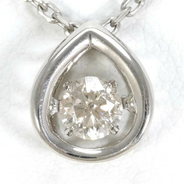 PT900 プラチナ PT850 ネックレス ダイヤ 0.20 鑑別書 ジュエリー 中古