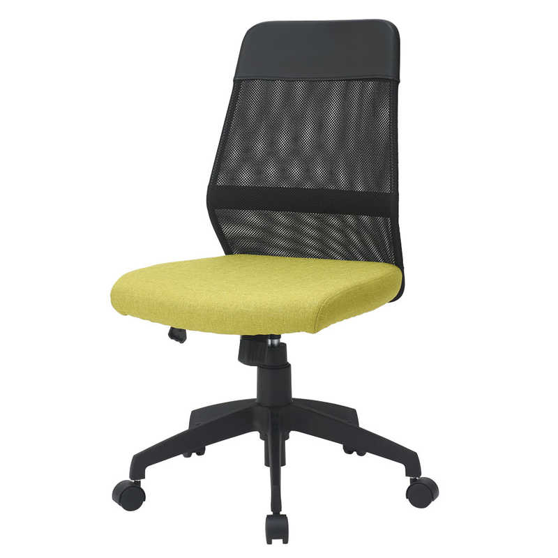 ナカバヤシ　メッシュバックチェア グリーン　CNN-005G