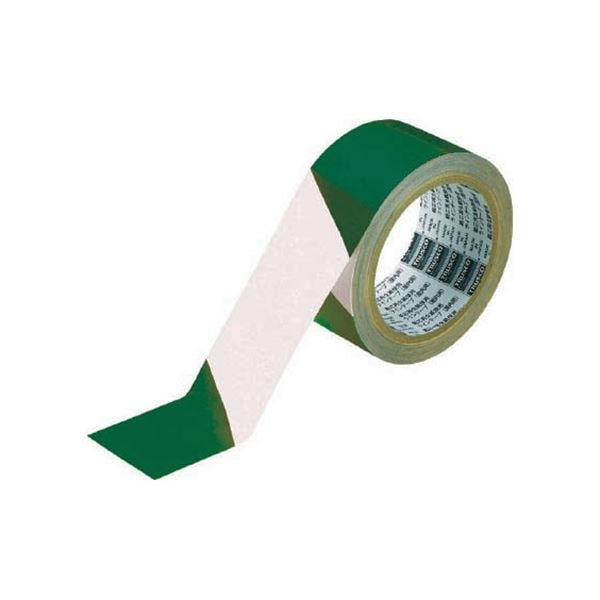 （まとめ）トララインテープ 緑白 50mmx25m TLT-50EAGW 1巻 [x5セット]