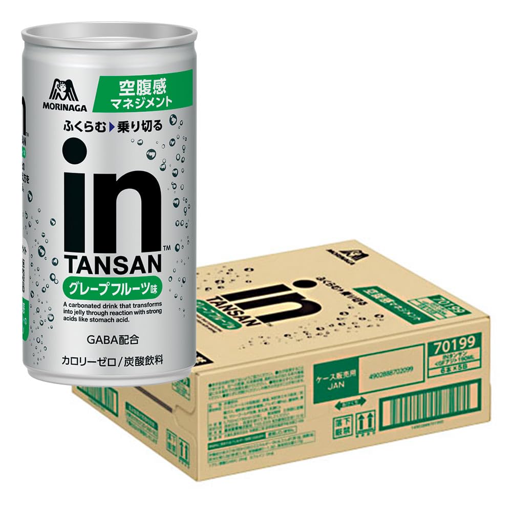inゼリー 森永製菓 inタンサンドライ(190ml×30本) 空腹感マネジメント GABA ノンカフェイン 炭酸飲料 間食 カロリーゼロ 国産