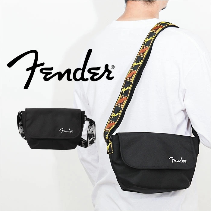 Fender フェンダー メッセンジャーバッグ 6052 通販 メッセンジャーバック ショルダーバッグ ショルダーバック ショルダー 肩掛け 斜めかけ 斜め掛け ななめがけ カジュアル コンパクト 小