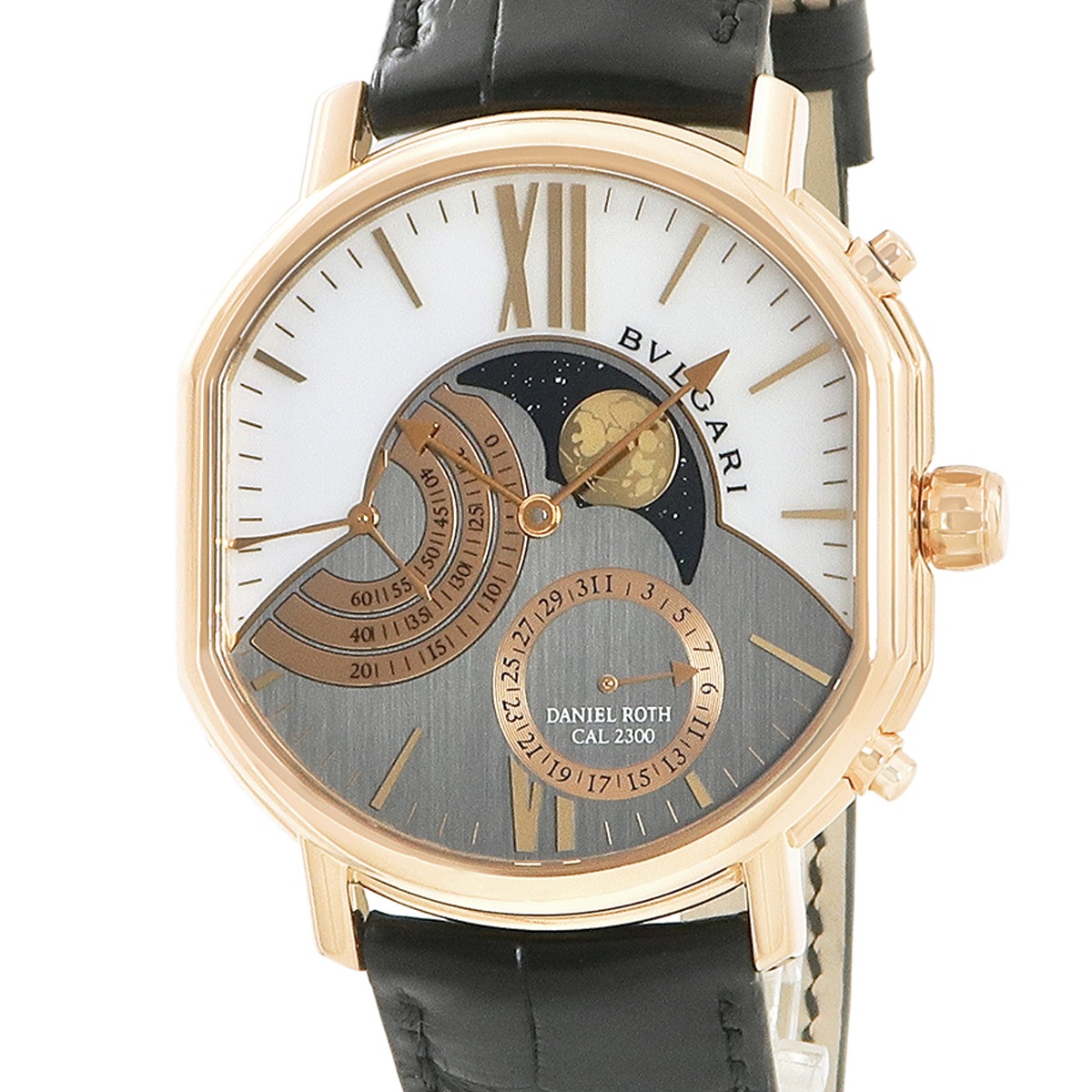 ダニエルロート グランドリューン 101845 BRRP46C14GLDMP 手巻き メンズ K18PG無垢 ツートーン アシス 3年保証