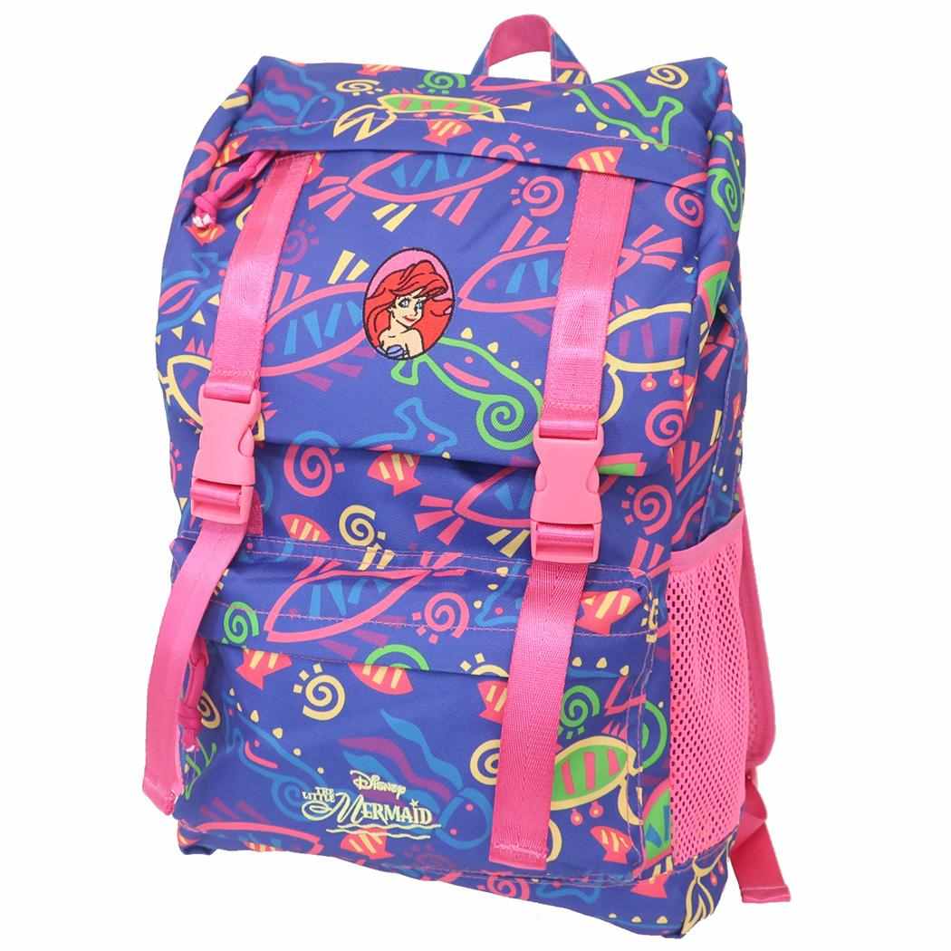 リトルマーメイド デイパック バックパック PU ディズニープリンセス キャラクター グッズリュック・デイパック