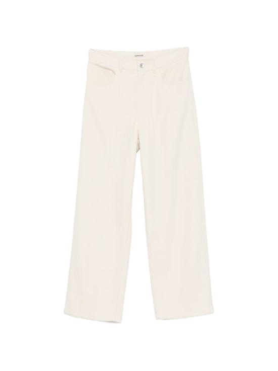 AURALEE Men Straight Pants A26SP01SD IVORYWHITE Ivory