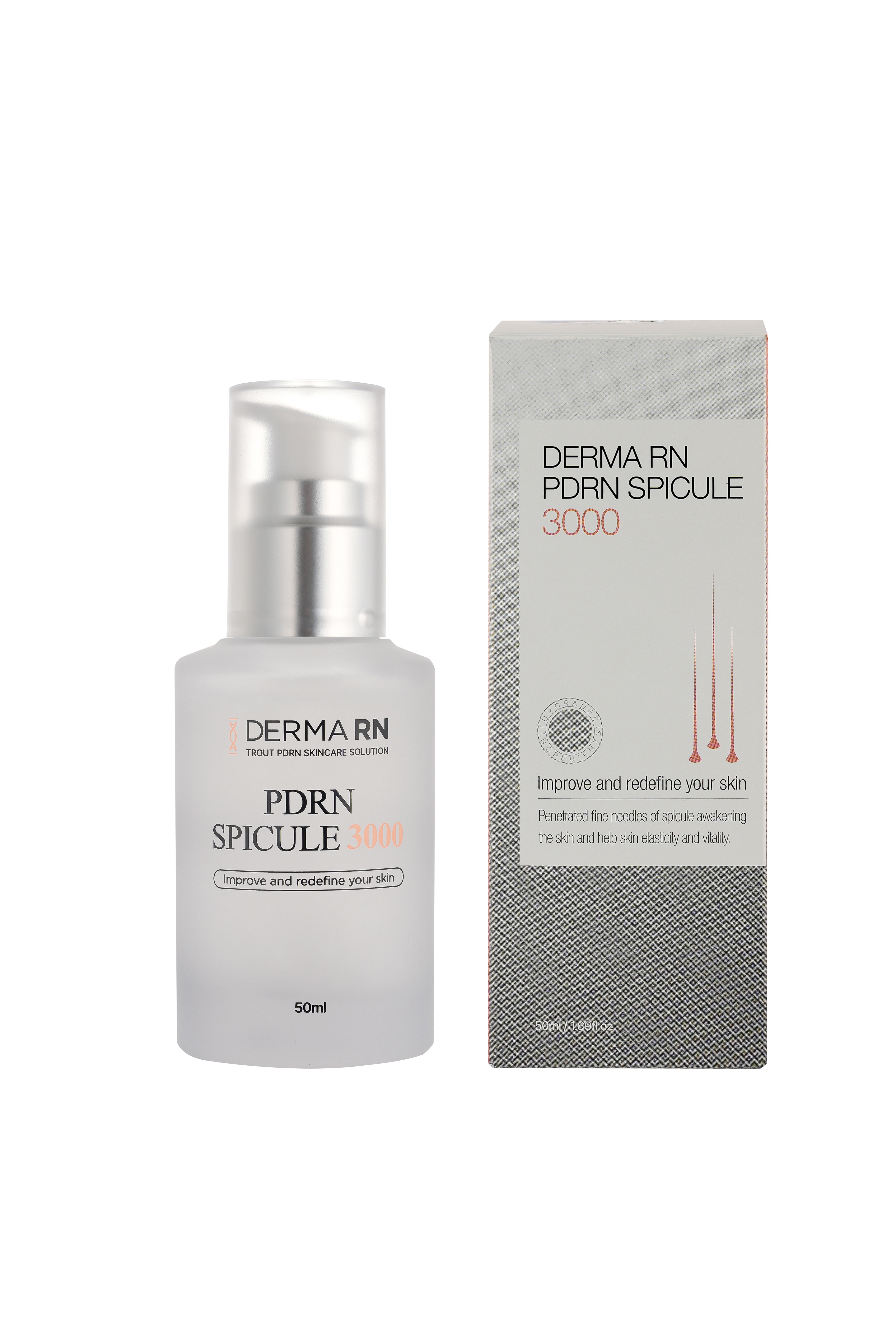 [DERMARN]PDRNニードル高濃縮美容液50ml/マイクロ美容ハリ/美容スピキュール/塗る’針美容ハリ
