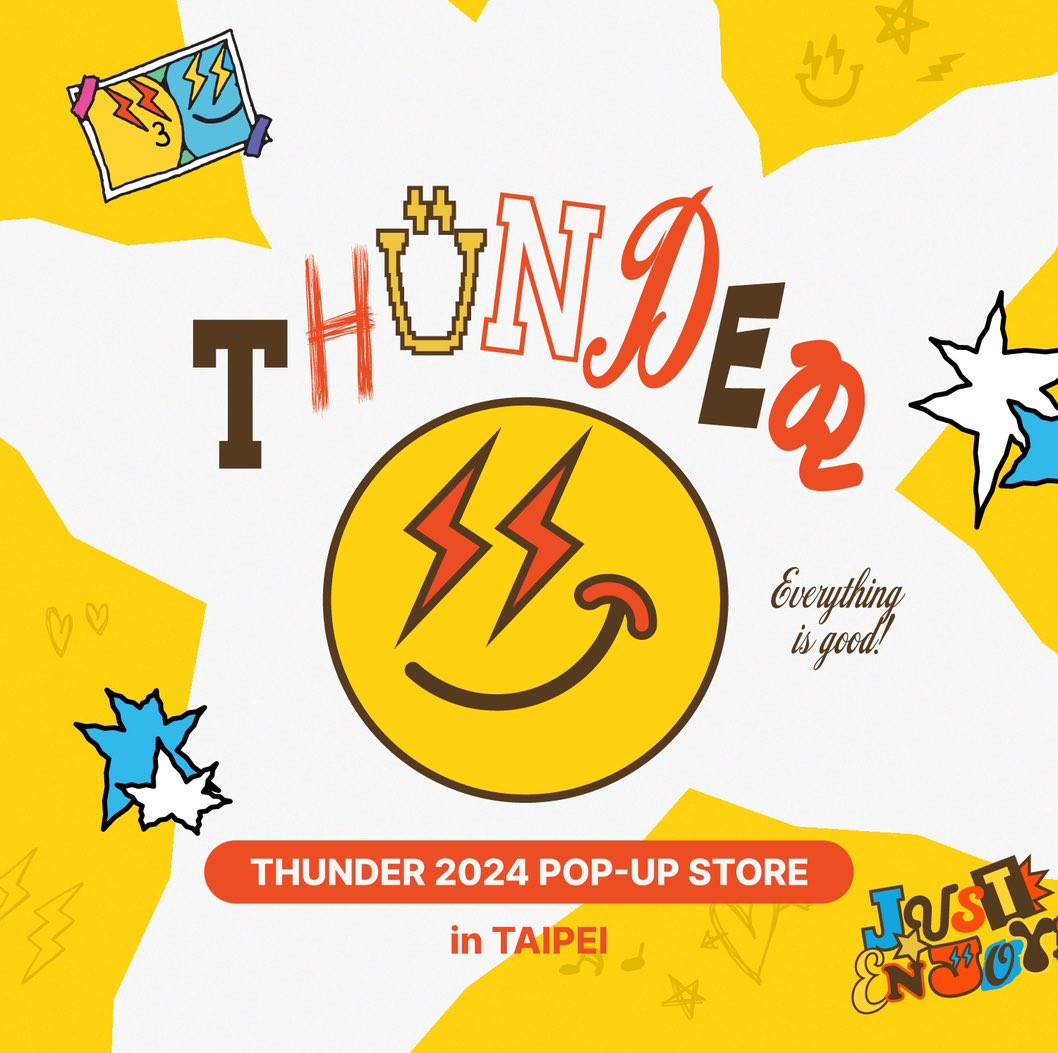 ATEEZ [THUNDER] POP-UP 2024 衣類 MD IN TAIPEI