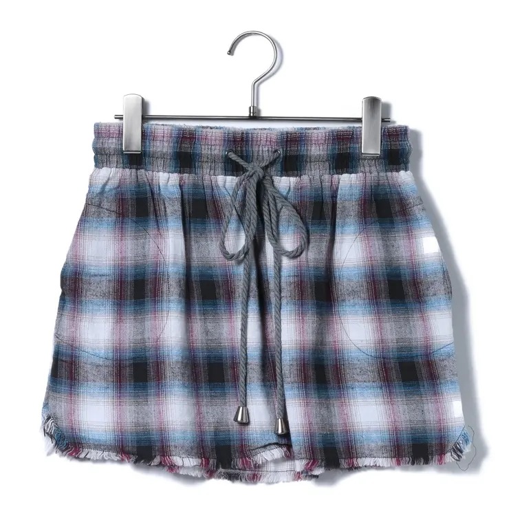 SOME DAYS LOVIN STREAMLINE PLAID SKIRT