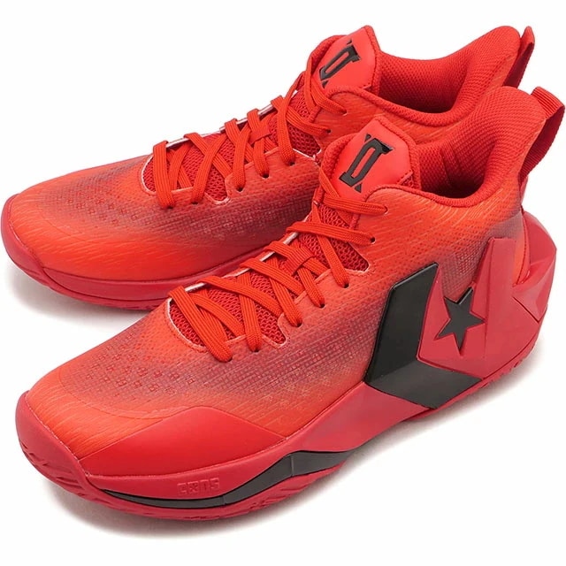 メンズ スニーカー コンズ アンアベレージ MID [33500491] 靴 ミドルカット バスケットボールシューズ バッシュ ストリート カジュアル レッド 正規取扱店